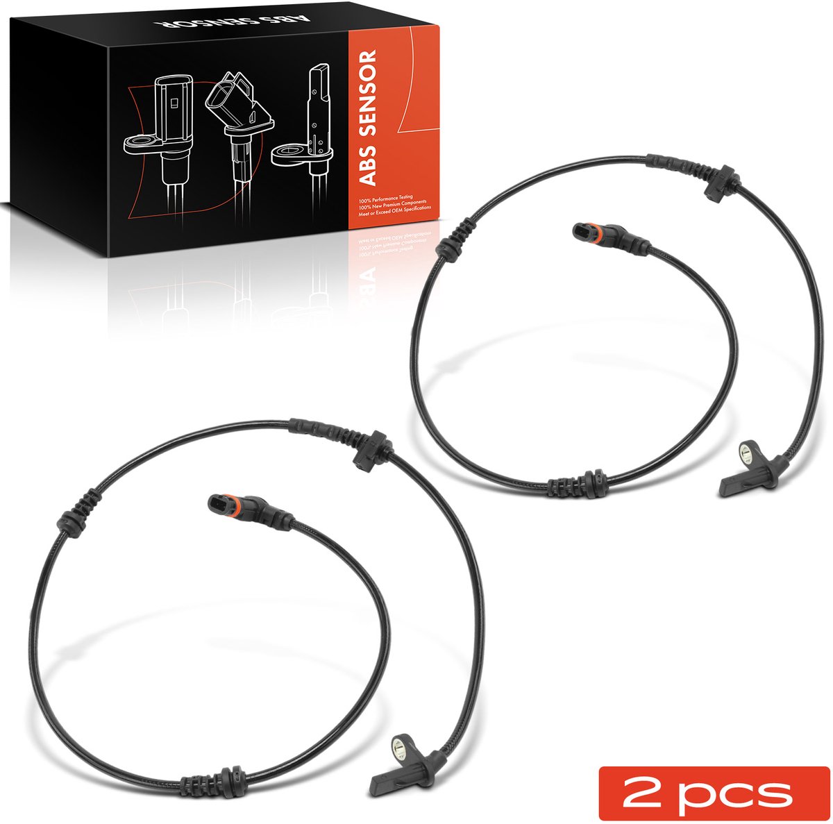 Frankberg 2x ABS Sensor Vooras voor Mercedes-Benz
