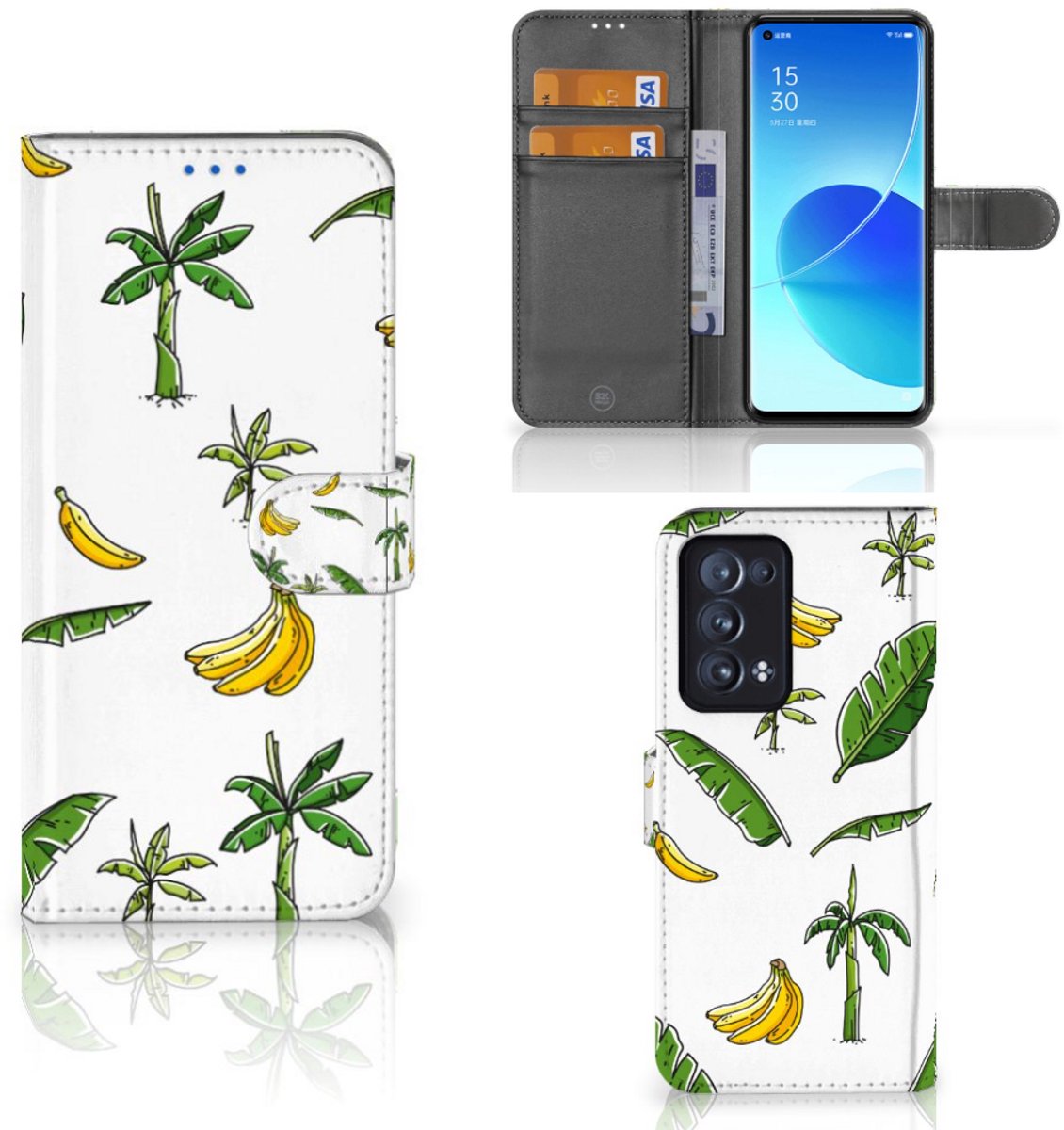 OPPO Reno 6 Pro Plus 5G Hoesje Banana Tree
