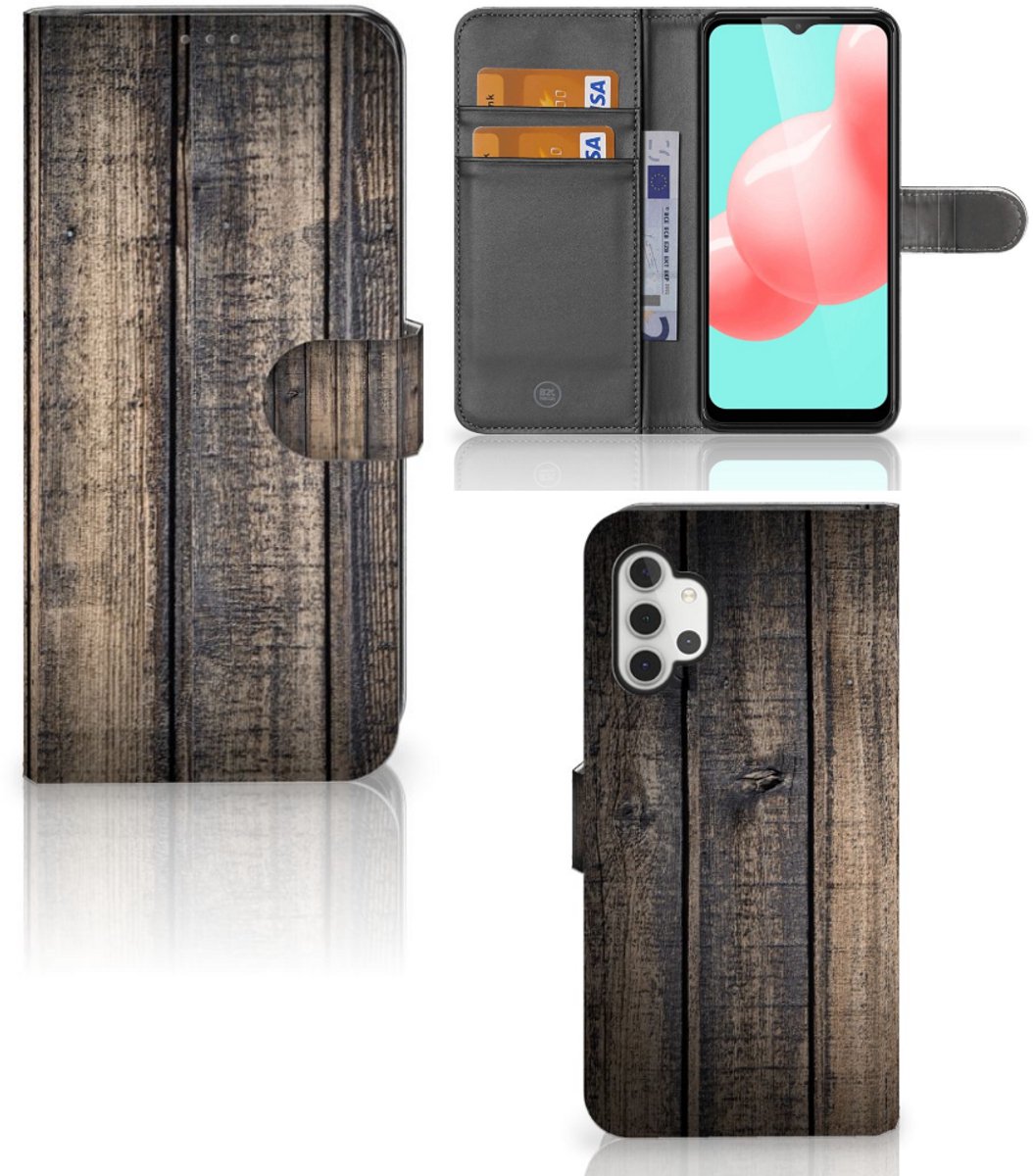 Samsung Galaxy A32 5G Book Style Case Steigerhout