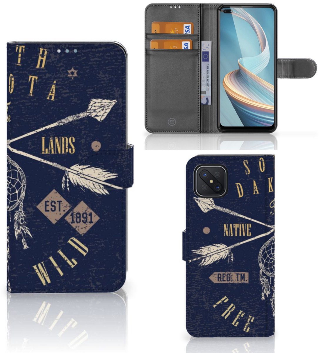 OPPO Reno4 Z Flip Cover South Dakota