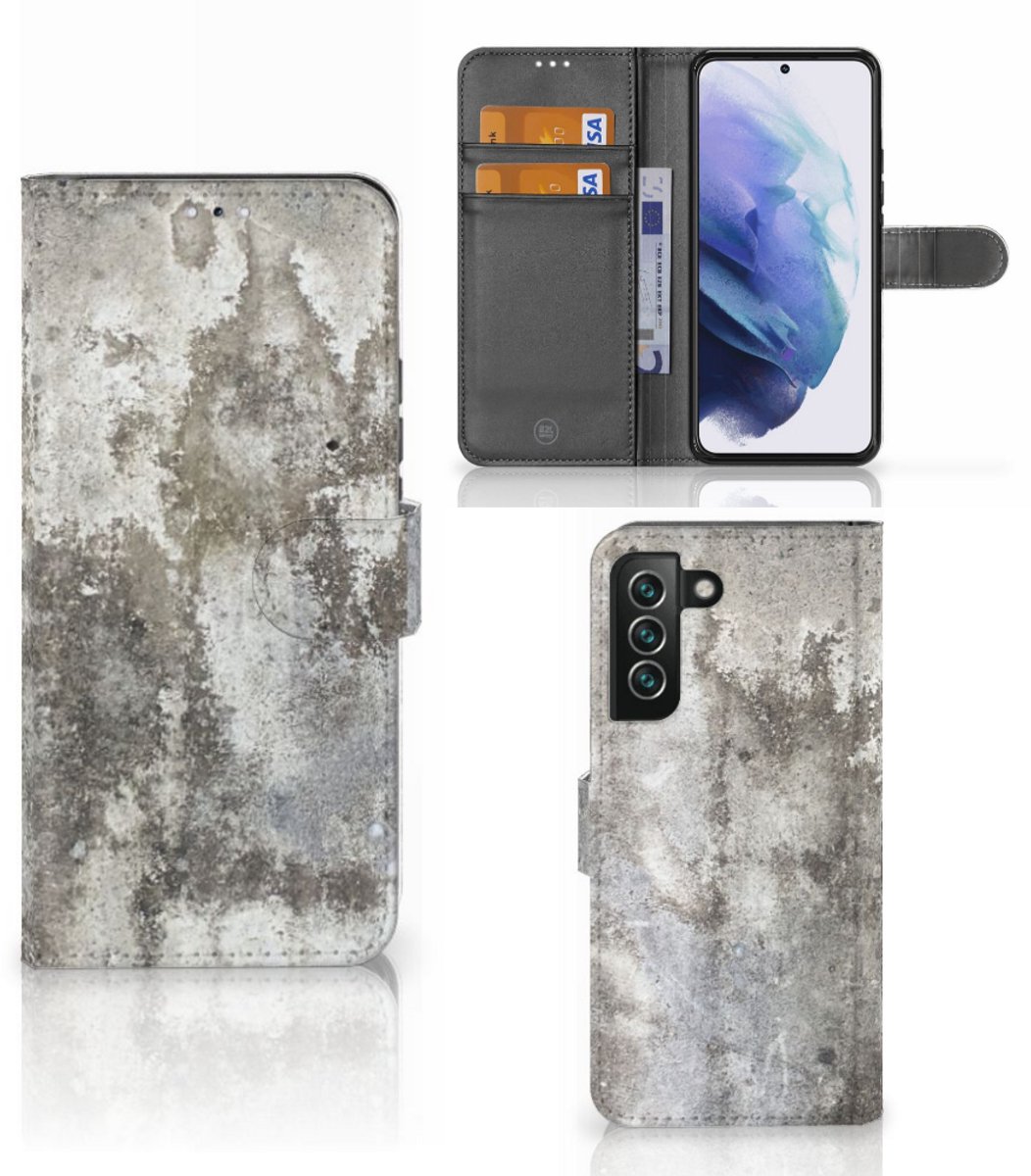 Samsung Galaxy S22 Plus Bookcase Beton Print