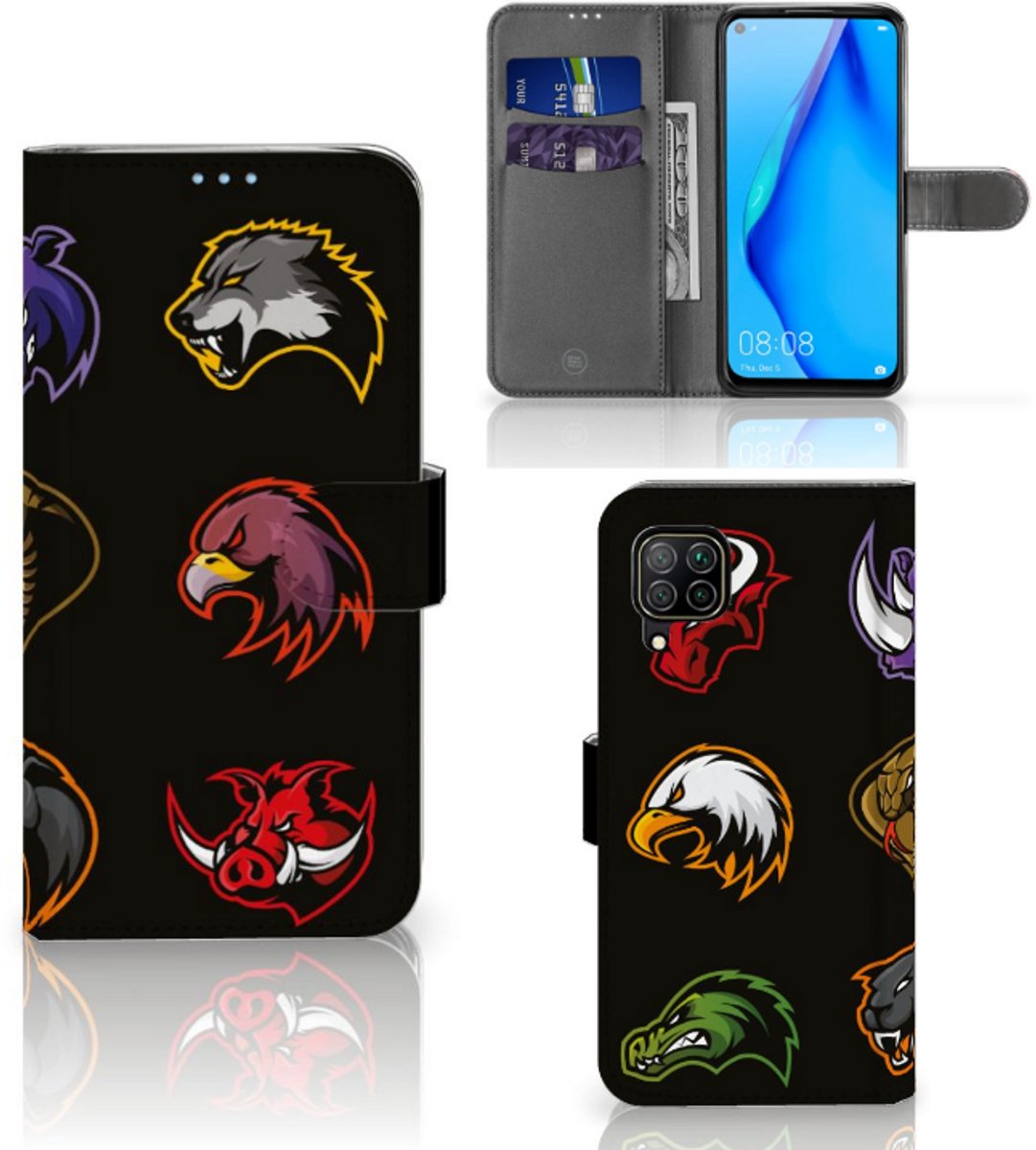 Huawei P40 Lite Leuk Hoesje Cartoon