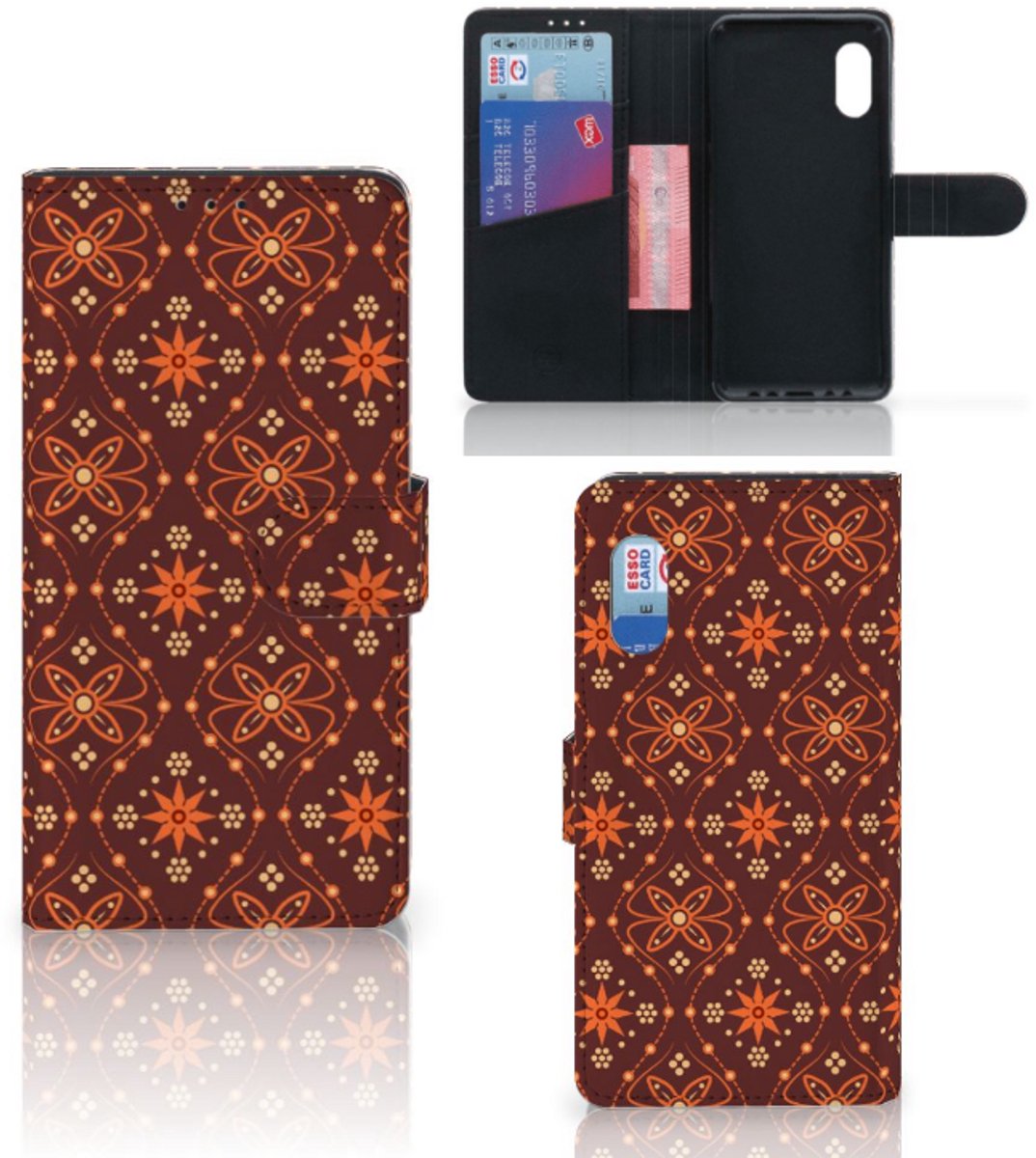 Samsung Xcover Pro Telefoon Hoesje Batik Brown