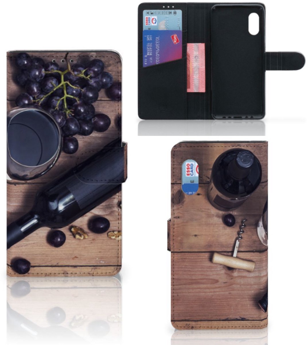 Samsung Xcover Pro Book Cover Wijn