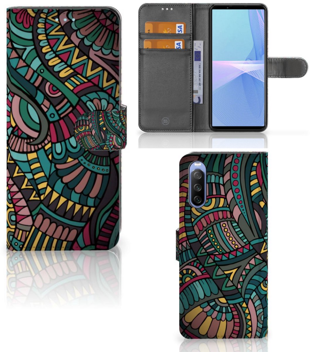 Sony Xperia 10 III Telefoon Hoesje Aztec