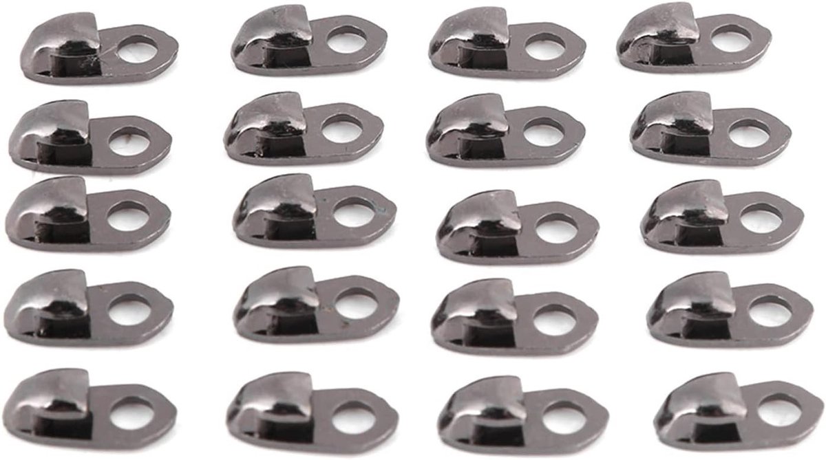 20 Stuks Schoenhaken en Buckles, Reparatiehaken voor Klimschoenen en Handtassen van Hoogwaardige Legering
