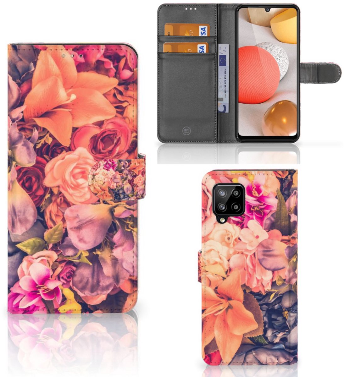 Samsung Galaxy A42 5G Hoesje Bosje Bloemen