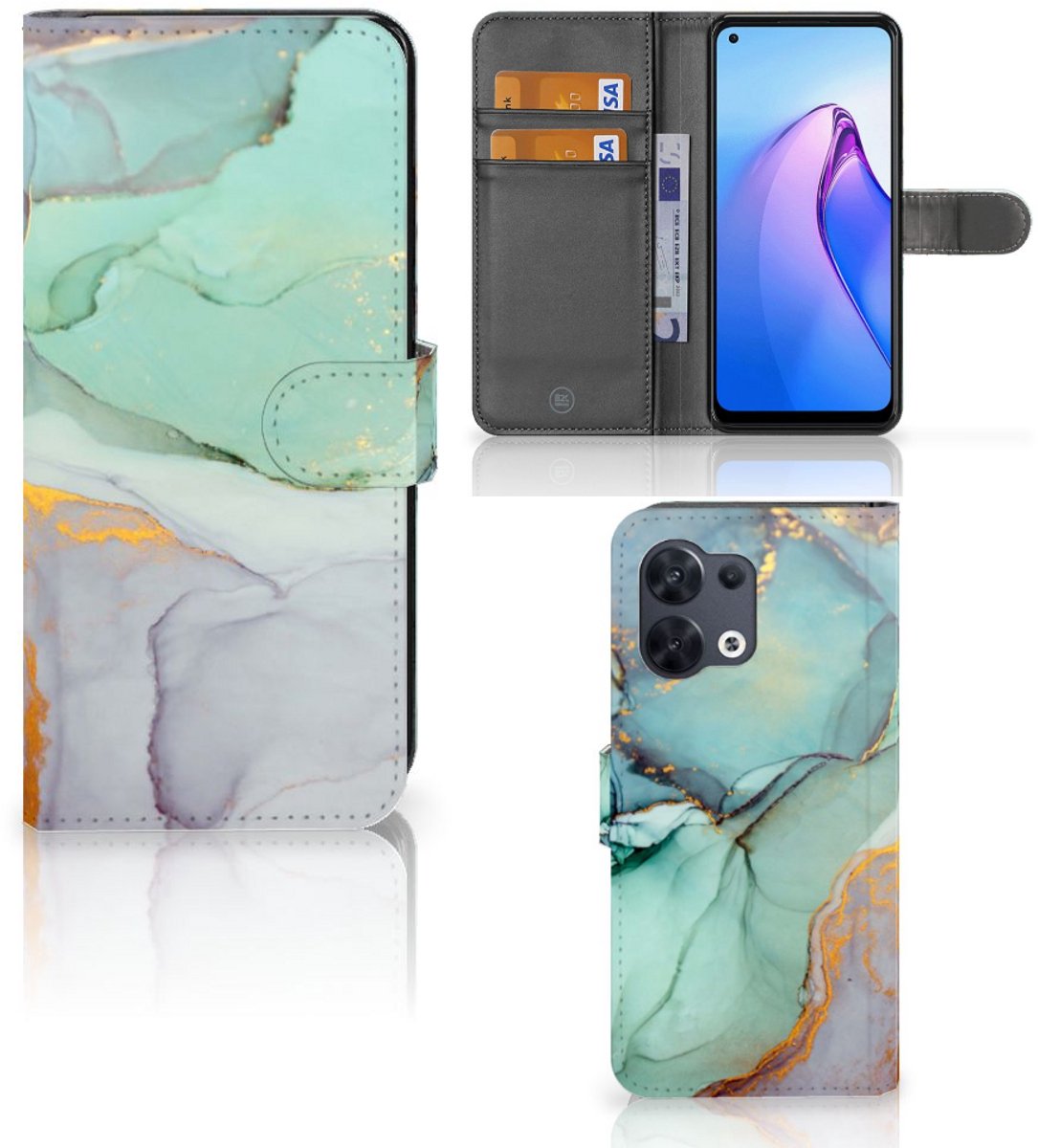 Hoesje voor OPPO Reno8 Watercolor Mix