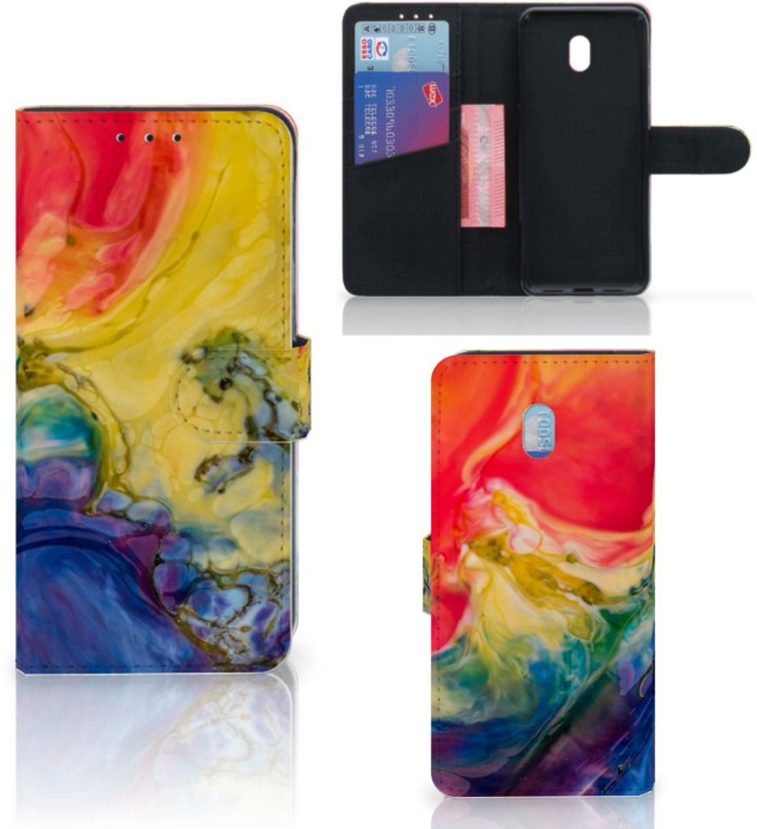 Hoesje Xiaomi Redmi 8A Watercolor Dark