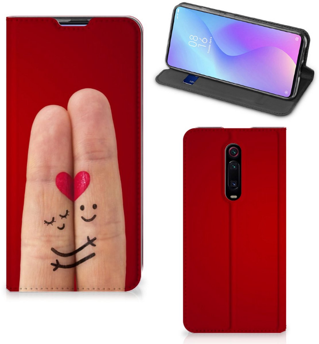 Xiaomi Mi 9T Pro Hippe Standcase Liefde - Origineel Romantisch Cadeau