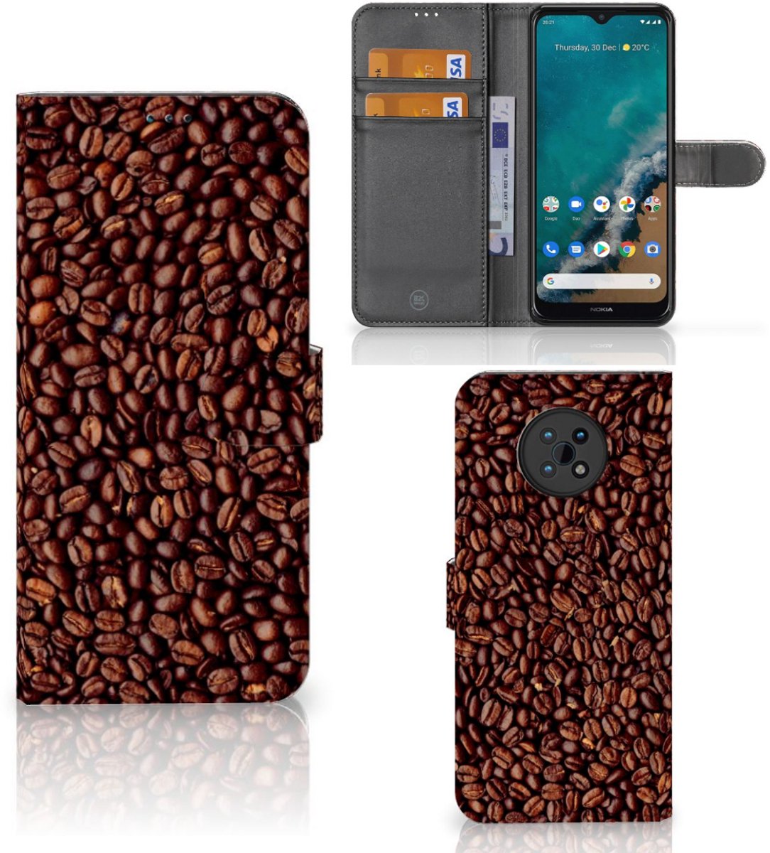 Nokia G50 Book Cover Koffiebonen