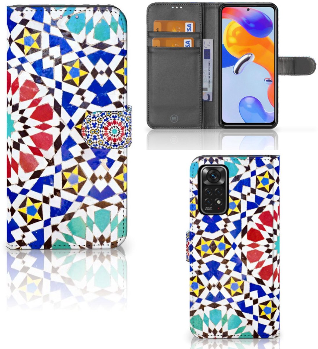 Xiaomi Redmi Note 11 Pro 5G/4G Bookcase Mozaïek