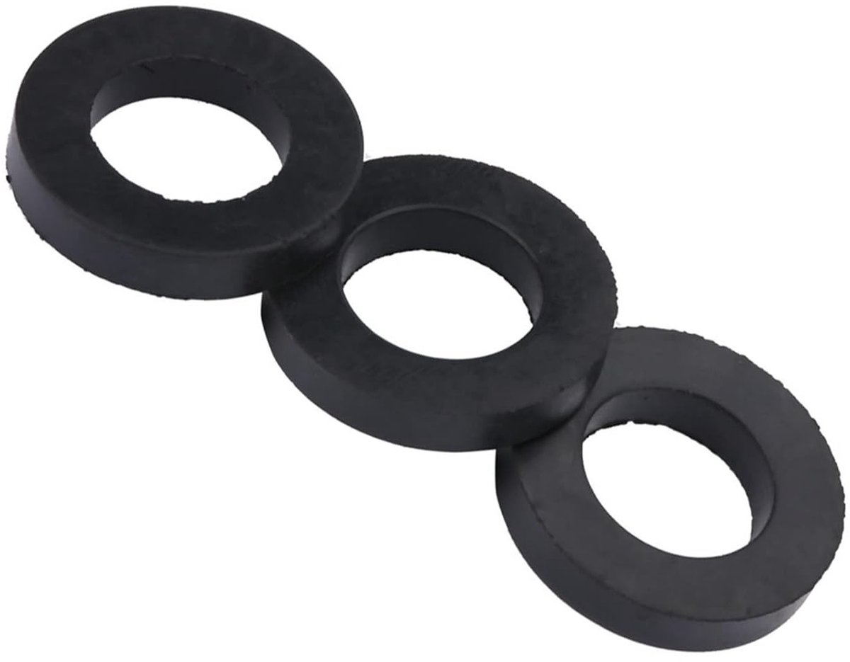 Rubber Washers Set van 12 Stuks, Sealing Ringen voor Wateraansluitingen, Tuinslang en Kraanverbindingen (3/4)