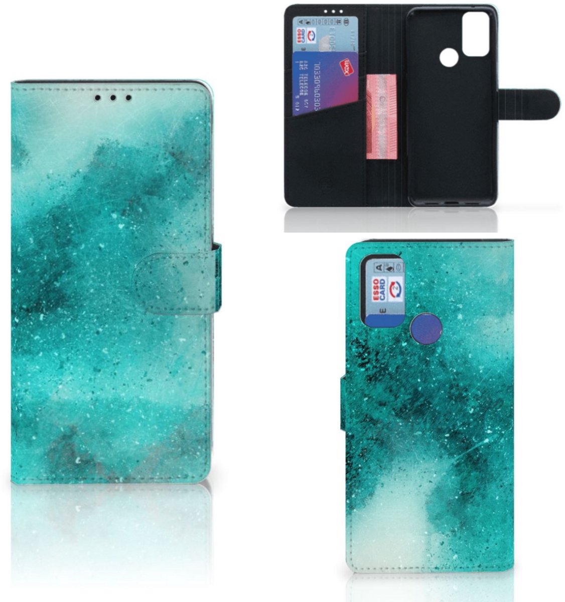 Hoesje Alcatel 1S (2021) Painting Blue