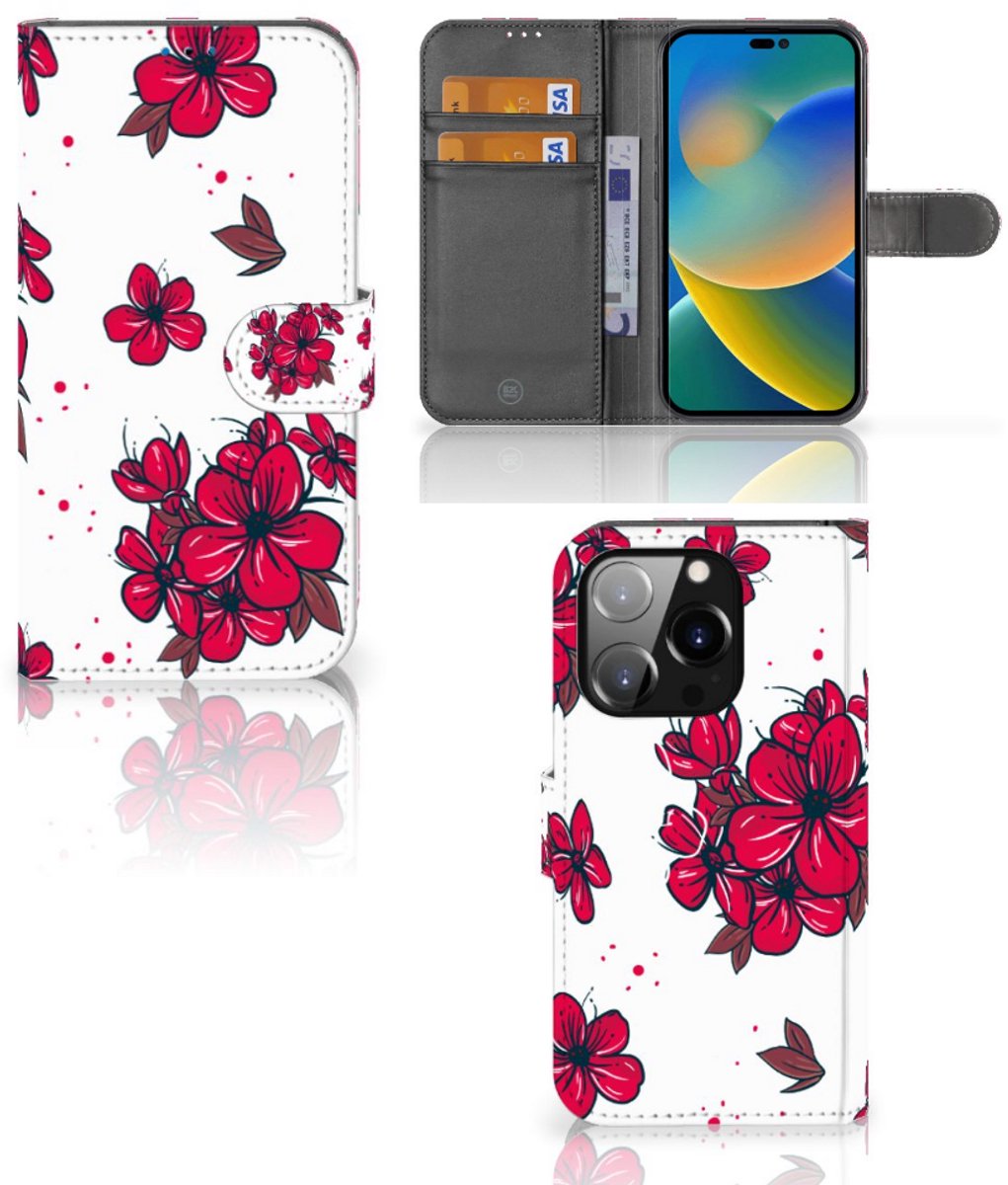 iPhone 14 Pro Hoesje Blossom Red