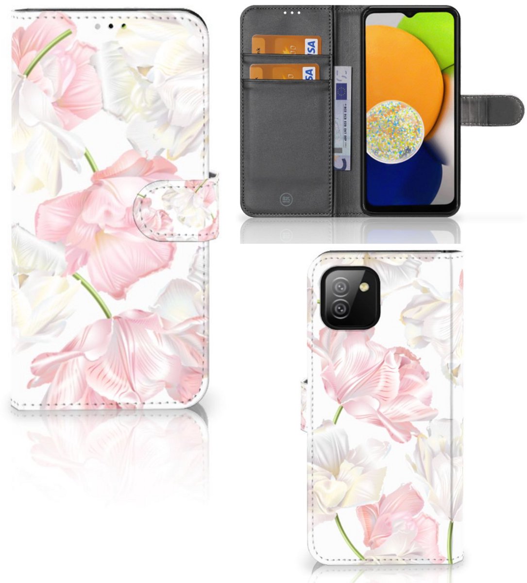 Samsung Galaxy A03 Hoesje Lovely Flowers