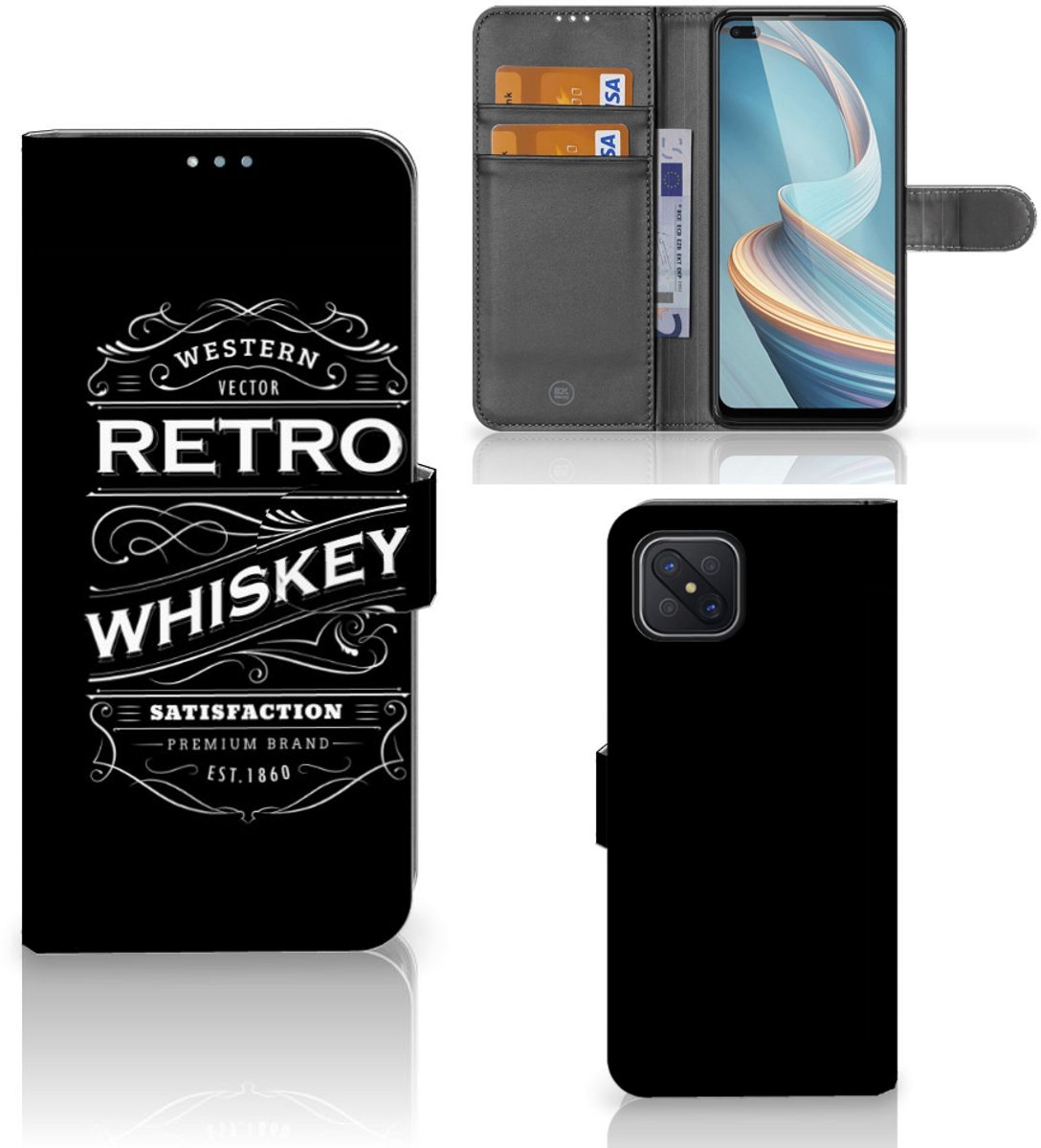 OPPO Reno4 Z Book Cover Whiskey