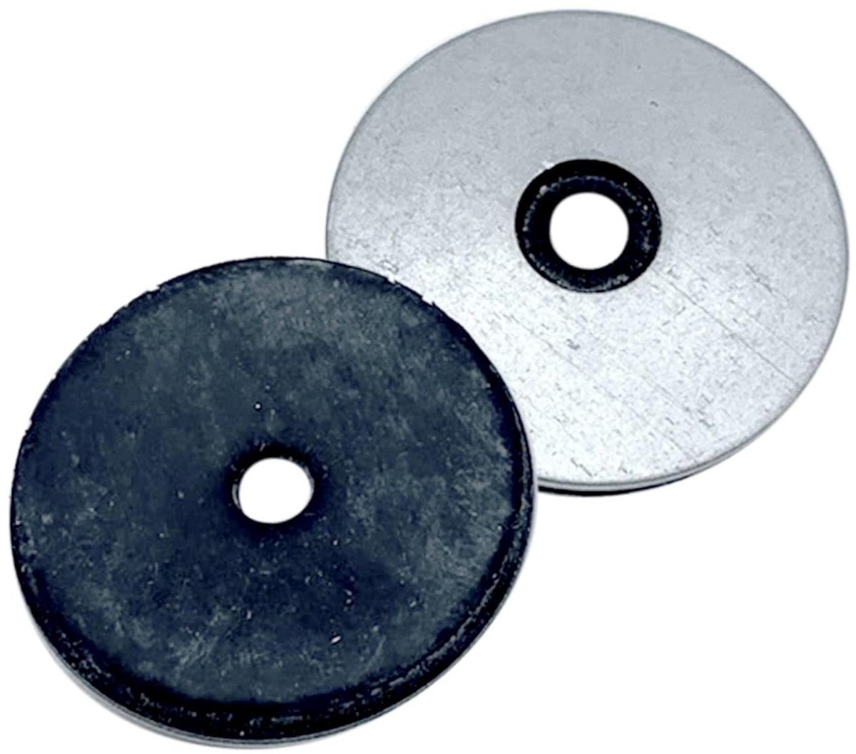 Afdichtringen - Sluitringen Neopreen - Bevestigen Machines - Gegalvaniseerd Staal - Pak 100 - Zilverkleurig