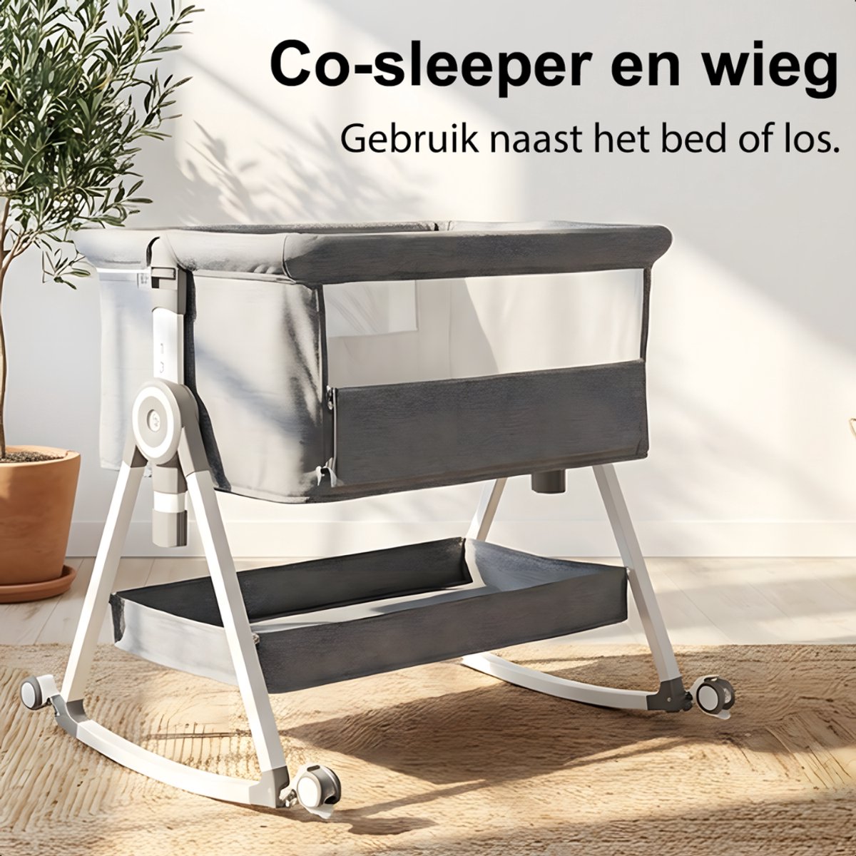 EuroBaby EuroBaby Nuva Co-Sleeper - afbeelding 4