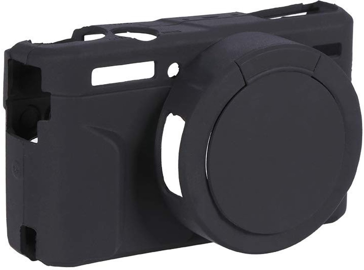 Dailygoods - Dailygoody - Siliconen Camera Case Cover - Bescherming voor camera - Zwart - Geschikt voor G7XII / G7X Mark II - Duurzaam en comfortabel