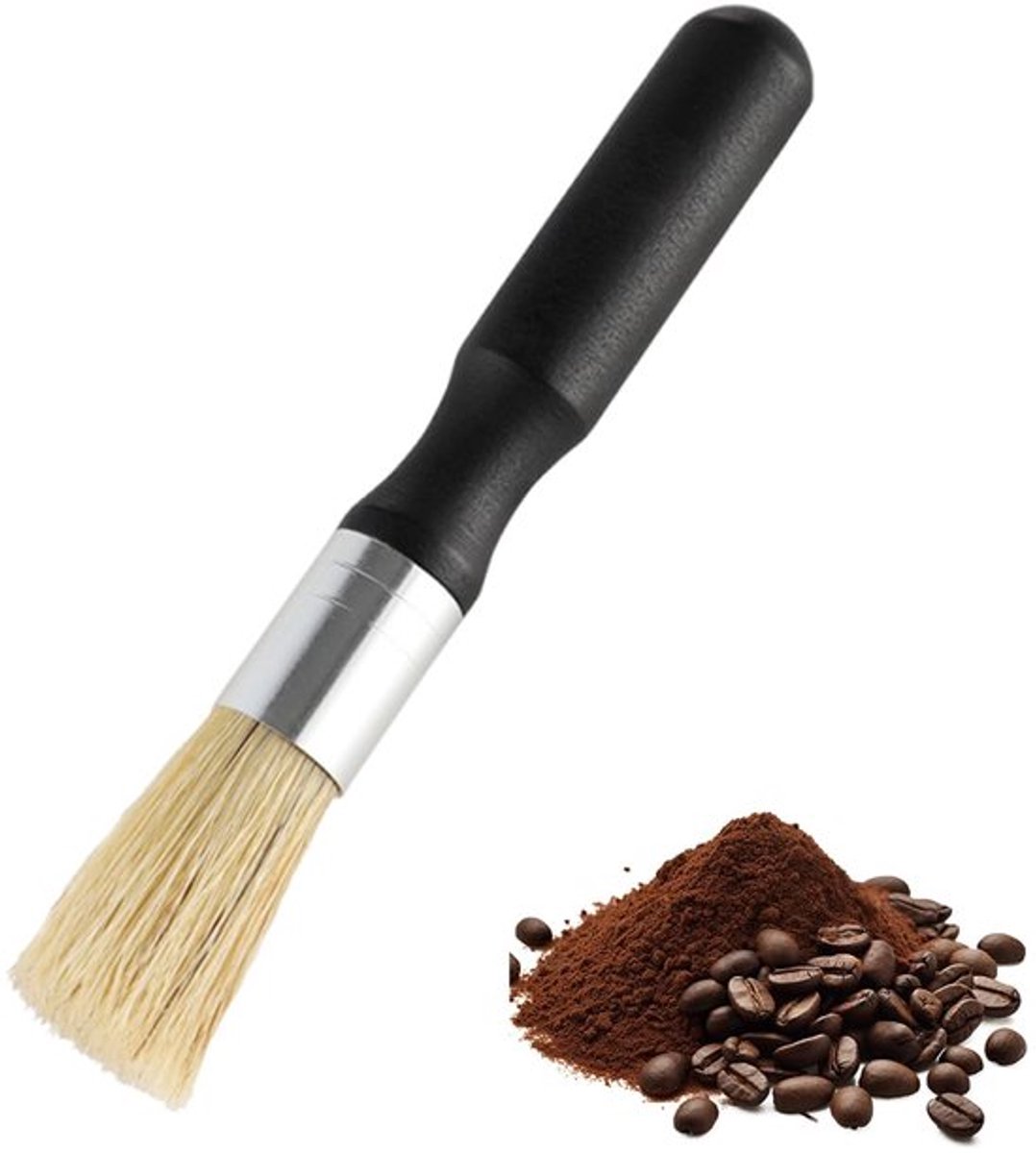 vegan koffieborstel - ergonomisch ontwerp - duurzame schoonmaakaccessoires