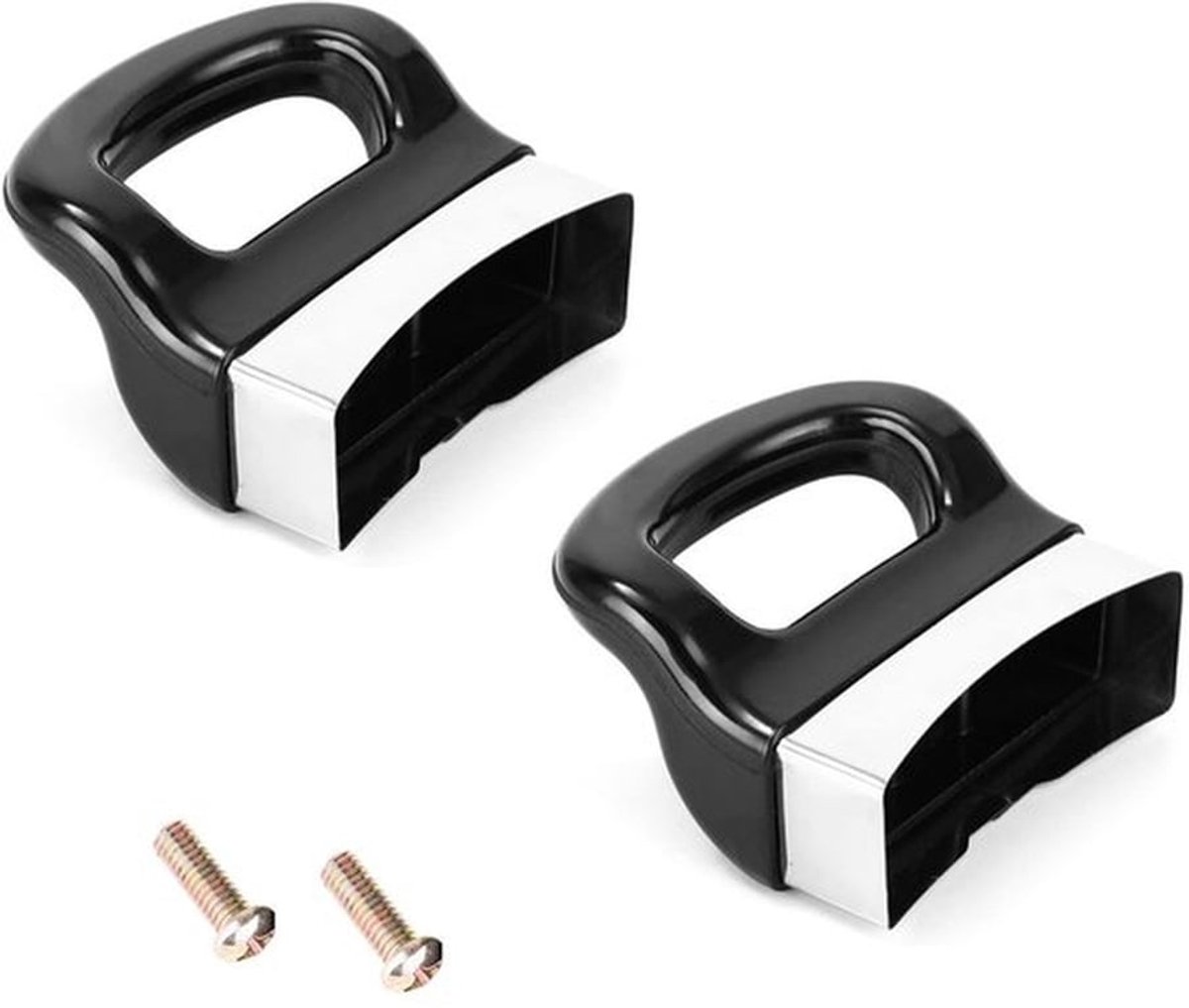 Pan Handvat Set - Ergonomisch Verwarmingsbestendig - 2-delige Zwart