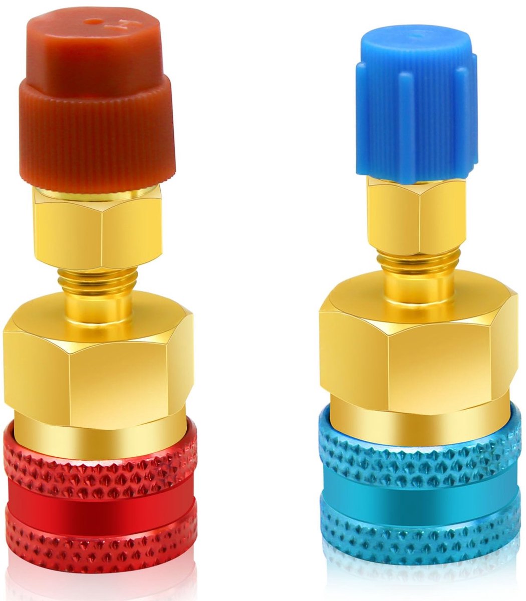 Dailygoods - Dailygoody - R1234yf naar R134a Adapter - Snelle Ontkoppelset voor Koelmiddel Herladen