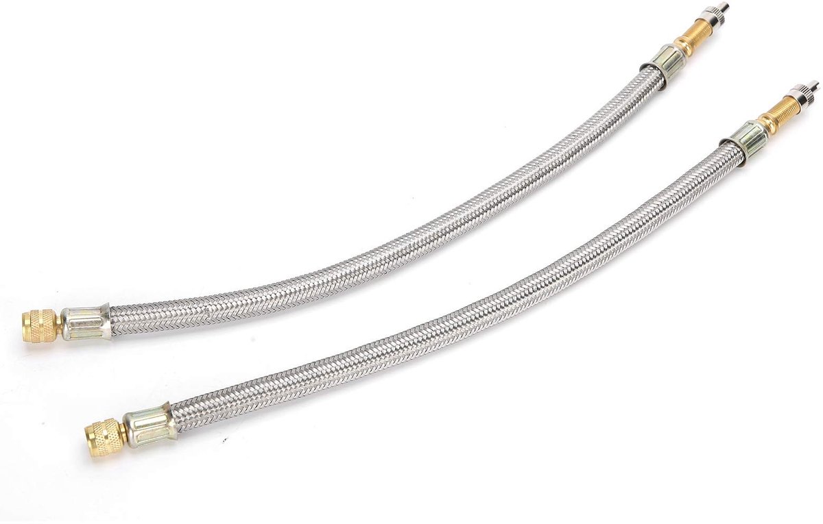Dailygoods - Dailygoody - Bandverlenging - Ventielverlengers - 300 mm - Geschikt voor vrachtwagens - Koper - Voor campers en aanhangwagens