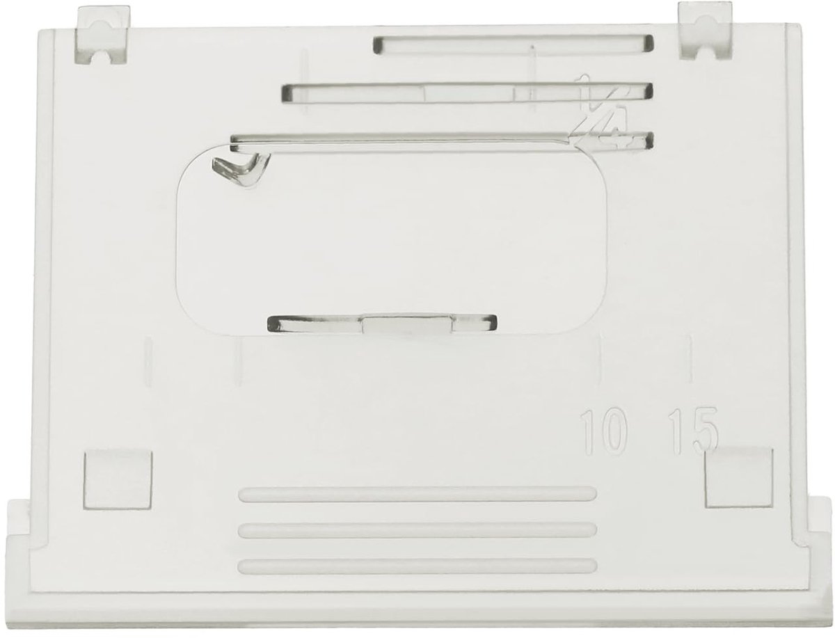 Dailygoods - Dailygoody - Spoelafdekplaat - Naaimachine Onderdeel - Transparant - Bobbin Cover Plate - Compatibel met Diverse Modellen - Onderdeelnummer XF2404001