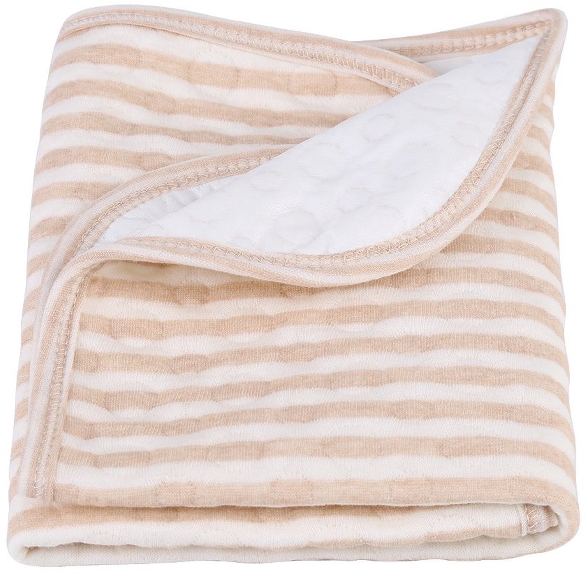 Dailygoods - Dailygoody - Baby Katoen Luiermat - Waterdicht Verschoonkussen - Biologisch Katoen - 30 x 45 cm - Draagbaar voor Thuis en Reizen - Geschikt voor 0-3 jaar