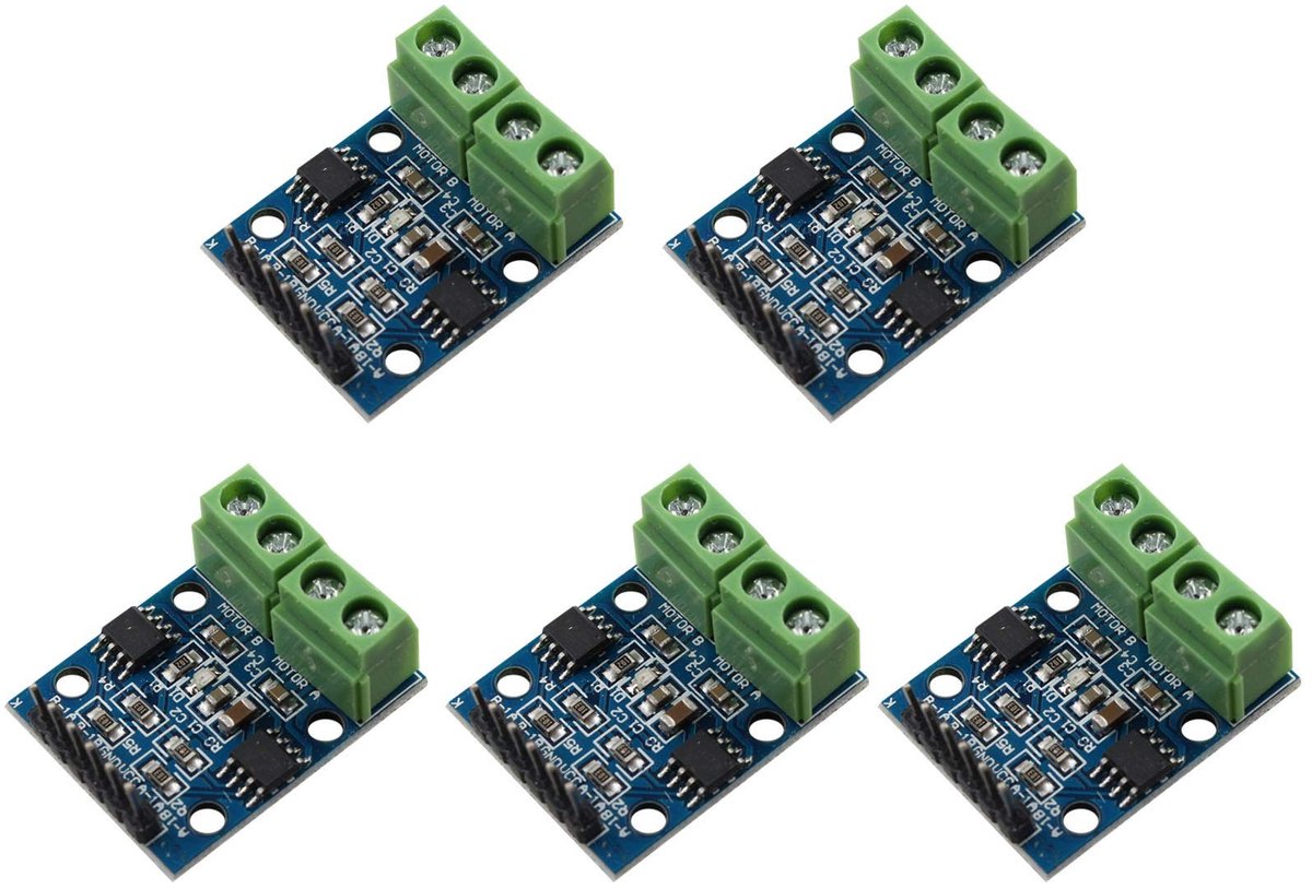 Dailygoods - Dailygoody - Motor Driver Module - Dual DC/Stepper Motor Driver - Voor Arduino - Betrouwbare aandrijving - Eenvoudige installatie - Ideaal voor roboti..