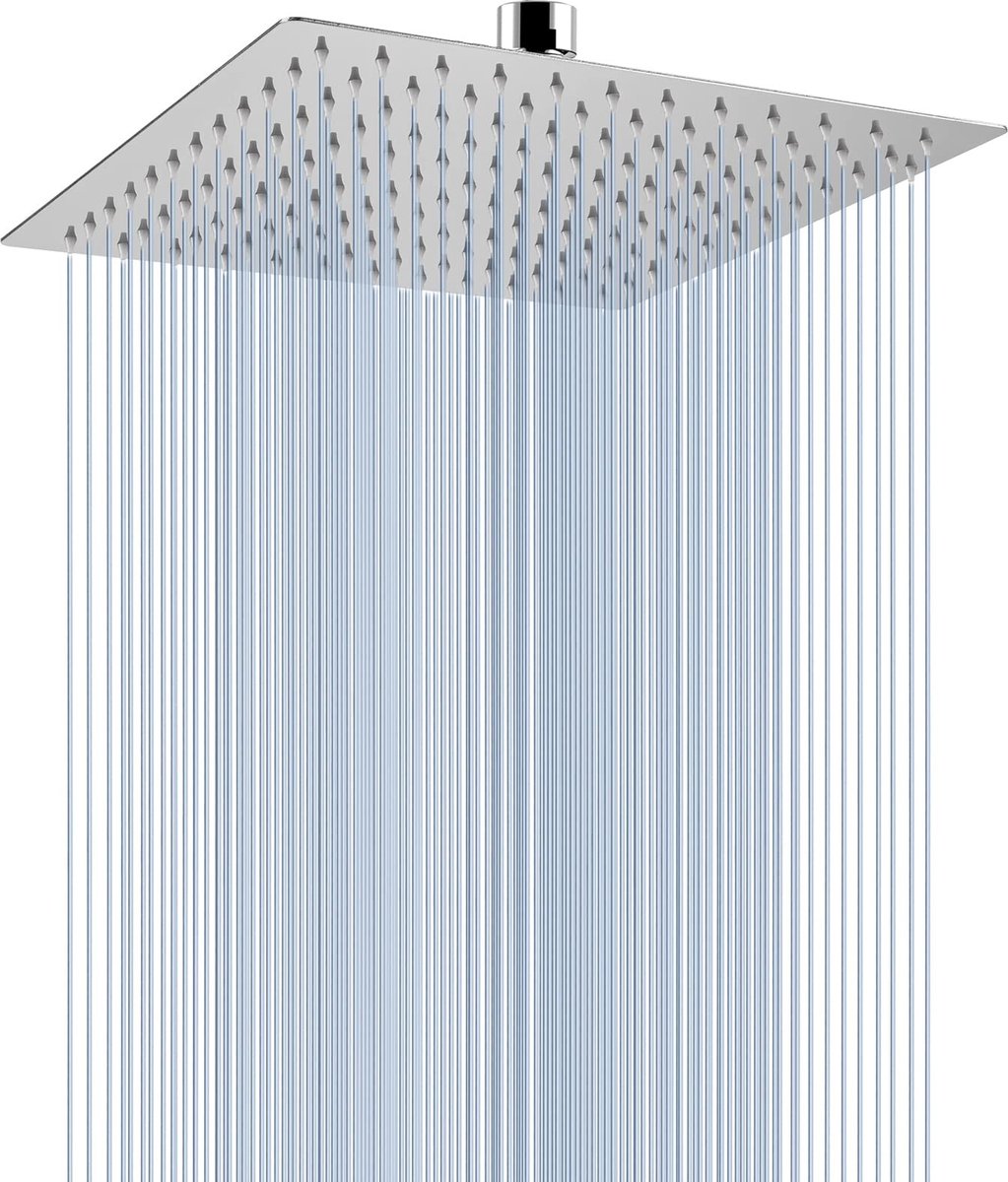 Dailygoods - Dailygoody - Regendouchekop - 25cm grote regendouchekop - Ultra dun ontwerp - Chroom - Perfecte vervanging - Geschikt voor badkamer - Modern desi