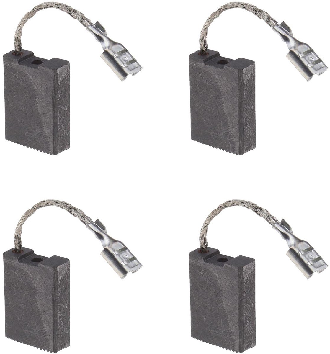 Dailygoods - Dailygoody - Koolborstels - 2 paar vervangend - 6x16x22mm - Automatische stop - Geschikt voor Bosch GWS20-180 GWS20-230 - Hoogwaardige carbon borstels