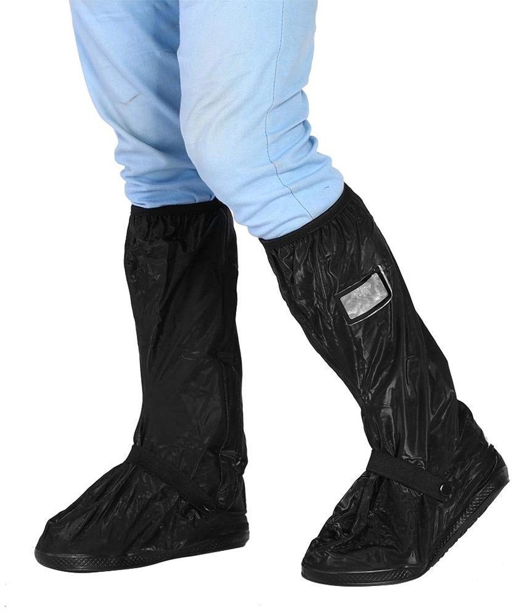 Dailygoods - Dailygoody - Waterdichte Schoeisel Covers voor Motorfiets en Scooter - Antislip en Herbruikbaar - Zwart (S)