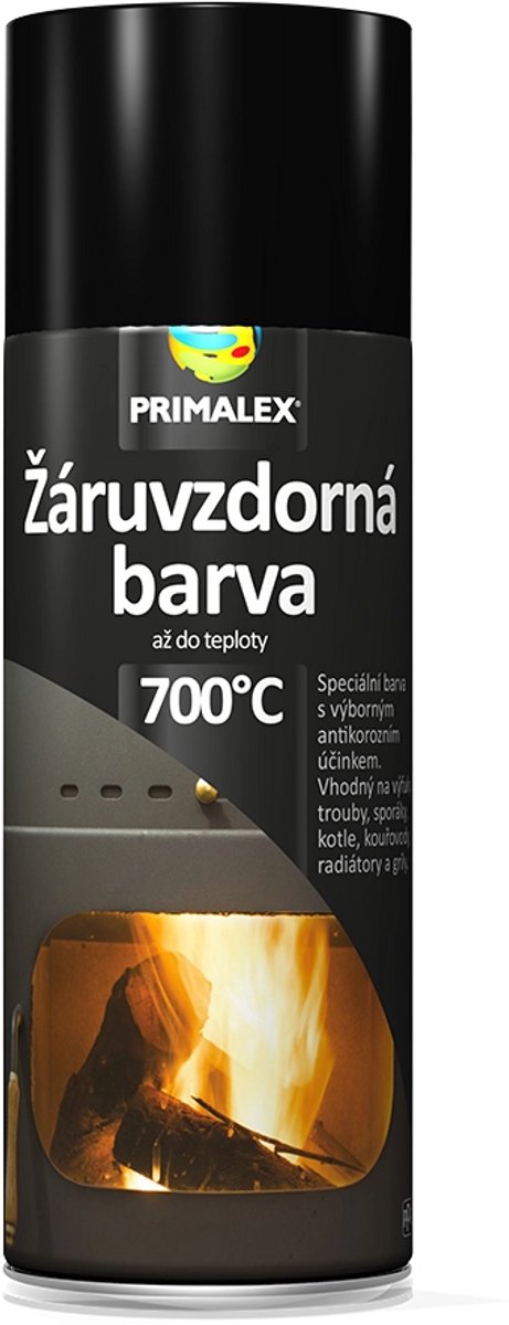 Primalex spuit hittebestendig 400ml, zilver