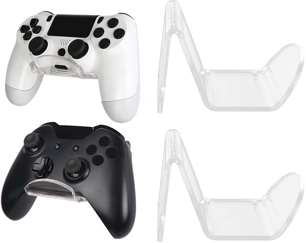 Dailygoods - 2 Stuks Transparante Hoofdtelefoonstandaard voor Gaming Headsets
