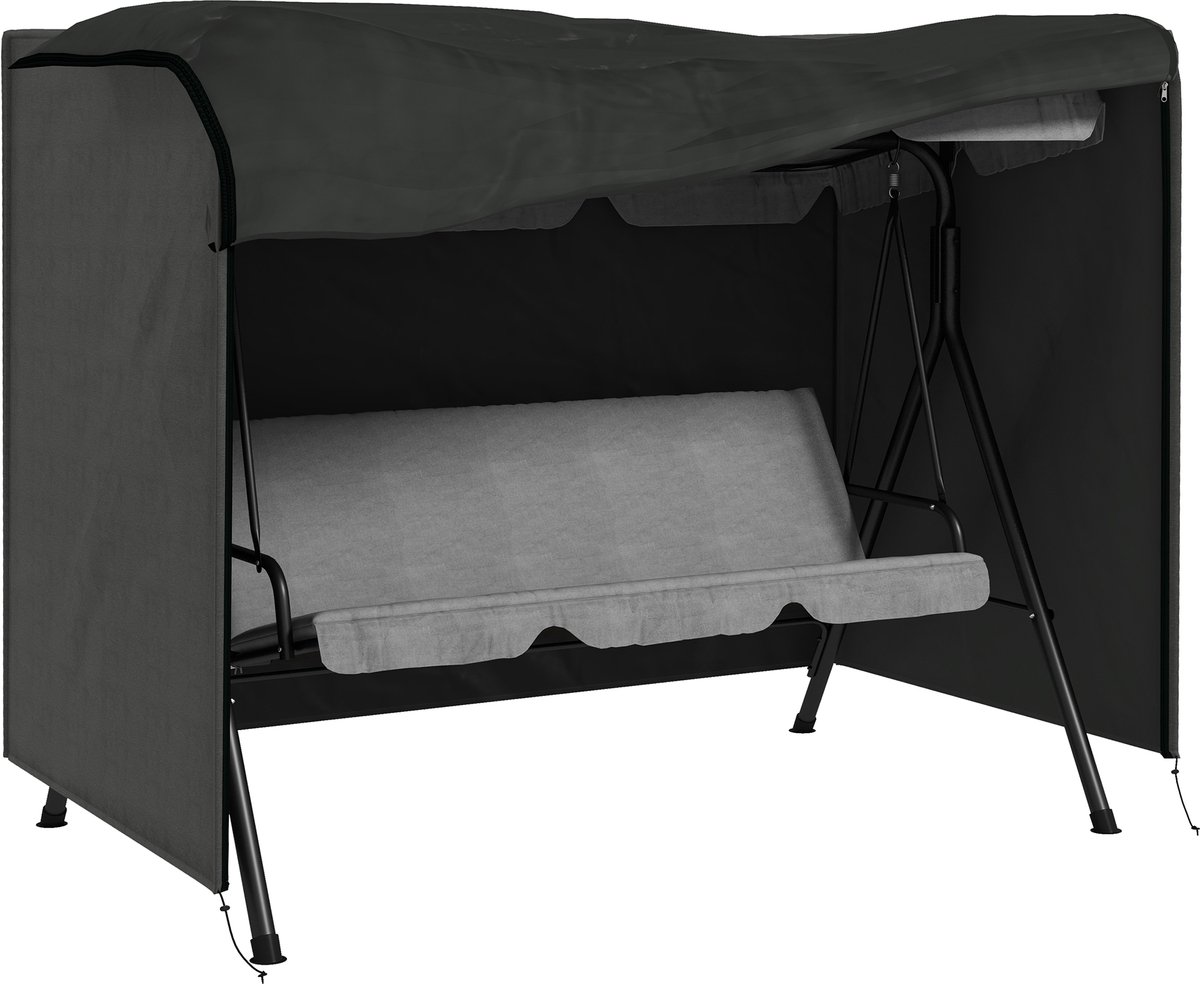 Donkergrijs-600D-polyester-beschermhoes-driepersoons-schommel-waterdicht