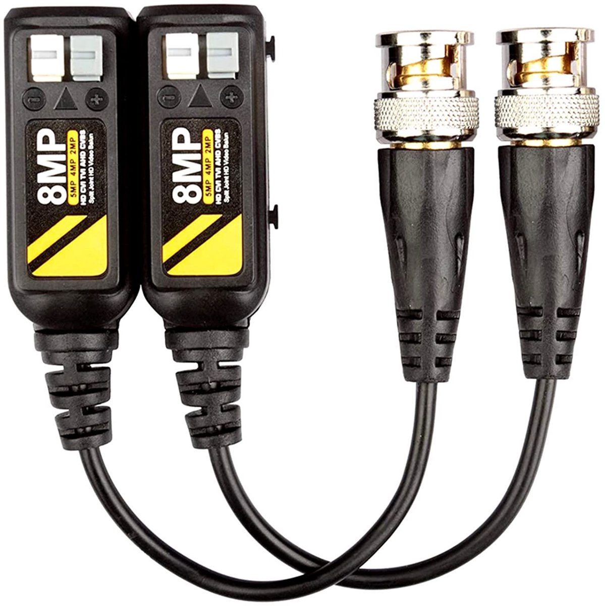 Dailygoods - Dailygoody - Video Balun Transceiver - 8MP HD - Voor CCTV Camera's - BNC Aansluiting - Beveiligingscamera - Hoge kwaliteit - Geschikt voor Beveiliging...