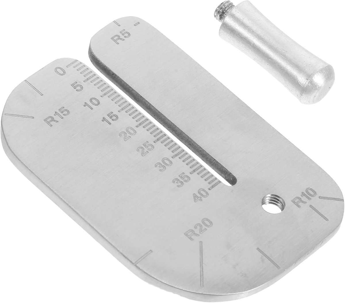 Ponsgereedschap van roestvrij staal voor het naaien van leer, een kleine pons, geschikt voor handnaaien en het maken van leeraccessoires.
