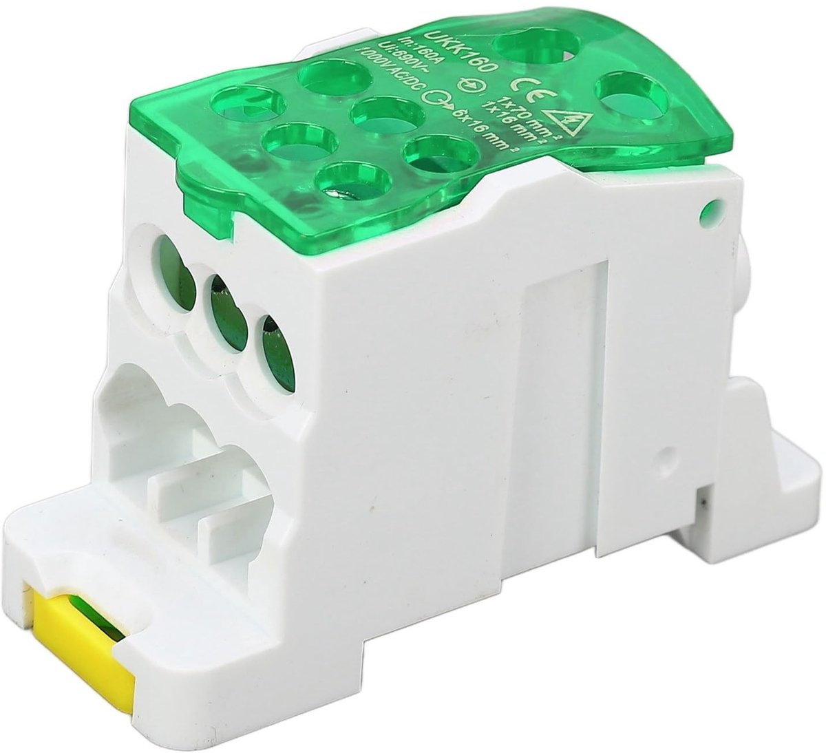 Dailygoods - Dailygoody - Terminal Verdeeldoos 160A - 690V DIN Rail Aansluitblok
