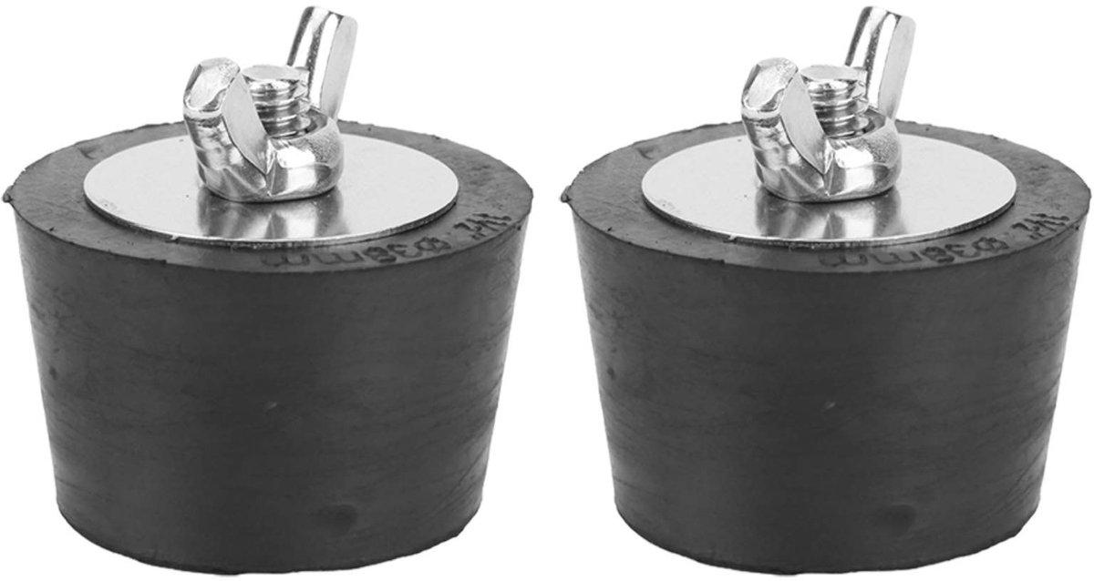 Dailygoods - Rubber Winterpluggen voor Zwembaden - Set van 2