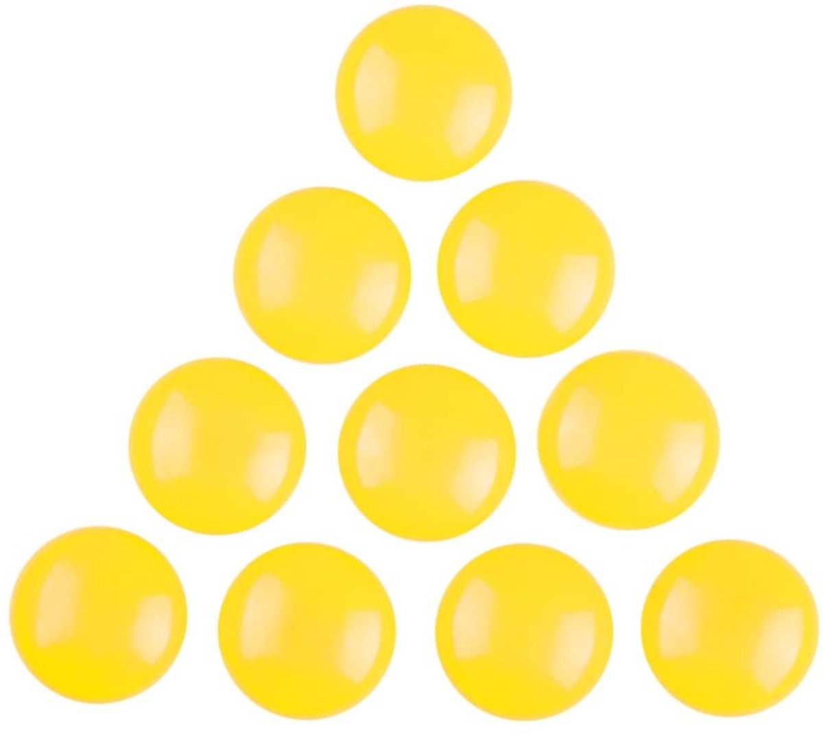 Dailygoods - Set van 100 Kantoormagneten voor Whiteboard en Koelkast