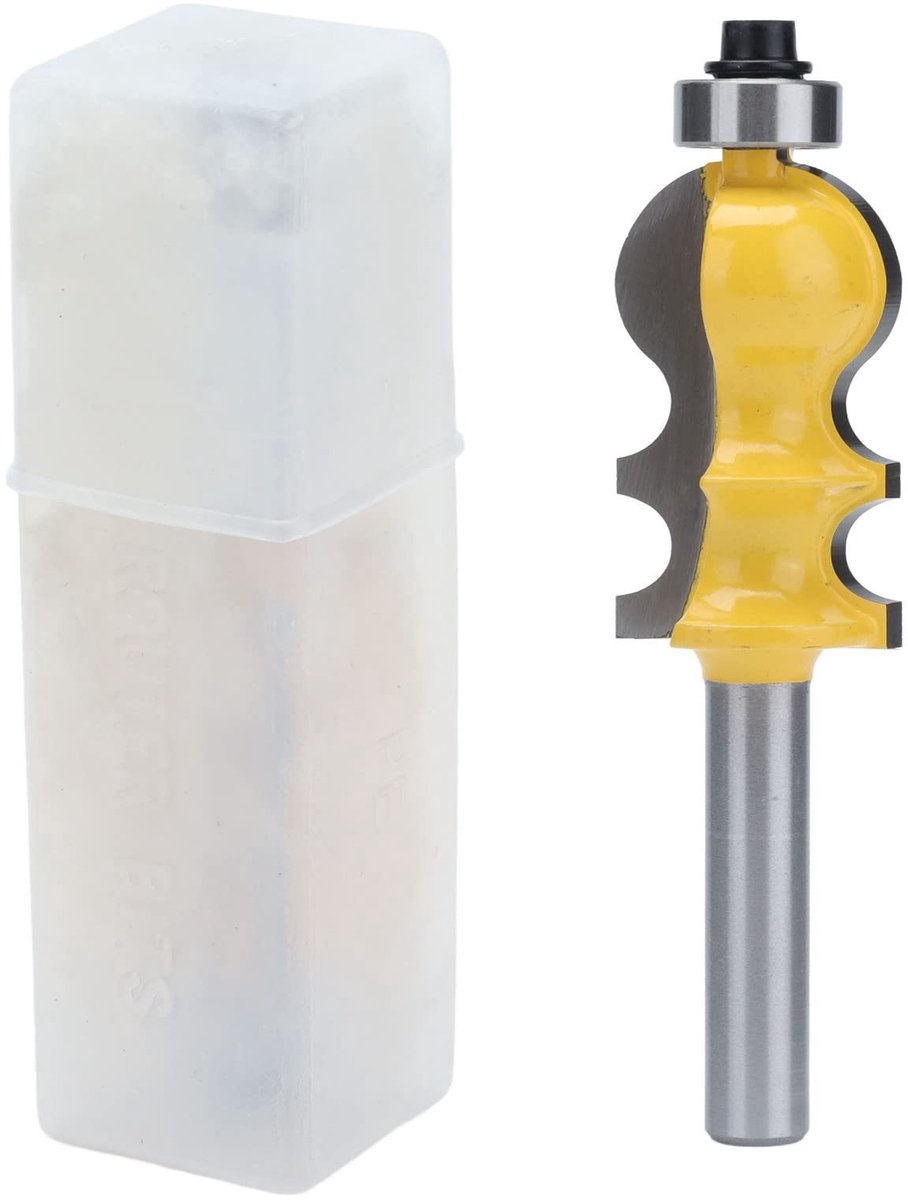 Dailygoods - Dailygoody - Frees - Houtbewerkingsgereedschap - 8 mm Schacht - Router Bit - Perfect voor Lijnafgietsel - Duurzaam Koolstofstaal - Geschikt voor Profe