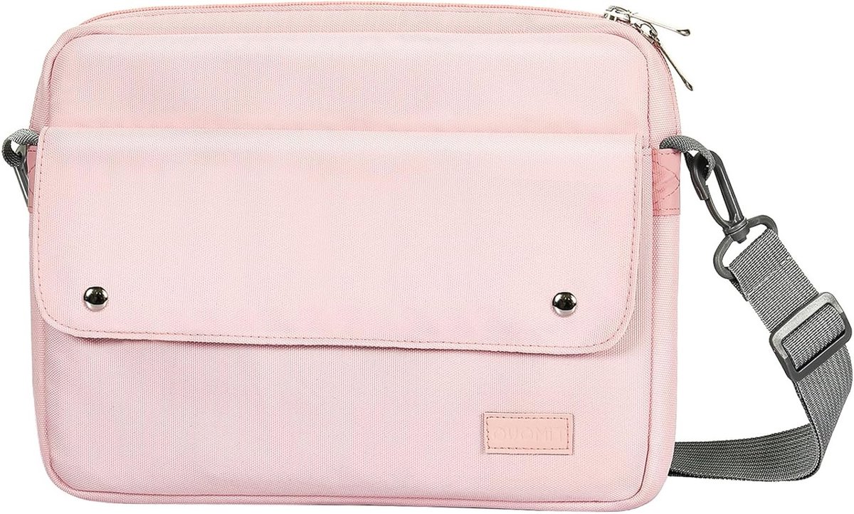 Tablet Sleeve Bag voor 9-11 Inch Tablets met Schouderriem - Geschikt voor iPad Air, Pro en Galaxy Tab - Roze Kleur, Bescherming en Draaggemak