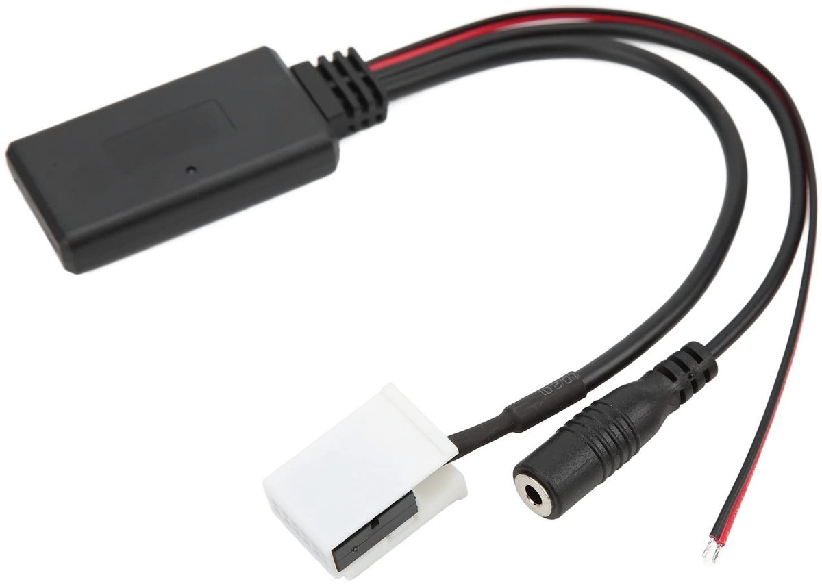 Dailygoods - Dailygoody - 12Pin Auto Radio RD4 - Bluetooth Muziek - Draadloze Audio Zender - Zwart - Microfoon - Geschikt voor C2 C3 C4 C6 C8 - Adapter