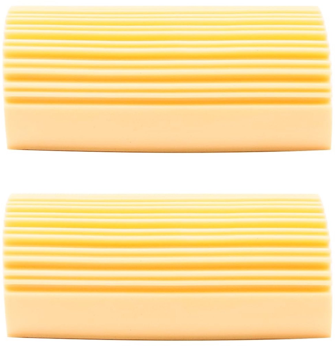 Dailygoods - Dailygoody - Gele vochtige stofdoek - Stofreinigingsspons - Herbruikbaar - Geel - Voor jaloezieën - Voor ventilatieopeningen - Voor radiatoren
