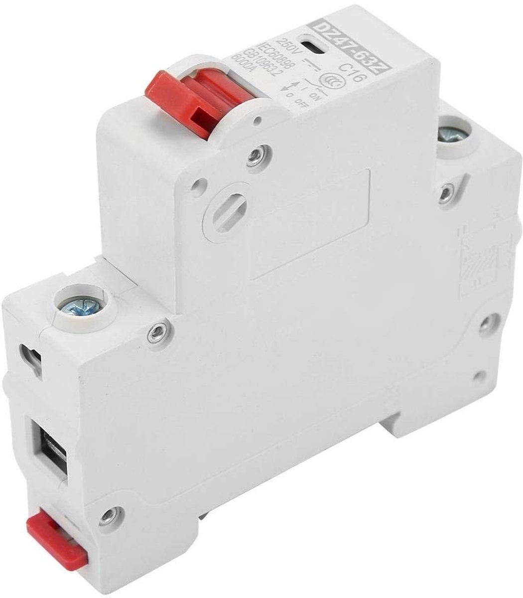 Dailygoods - Dailygoody - Disjoncteur DC 16A - Miniatuur Automatische Schakelaar - Voor Zonne-energie Systemen - Betrouwbare beveiliging - Voor elektrische install...