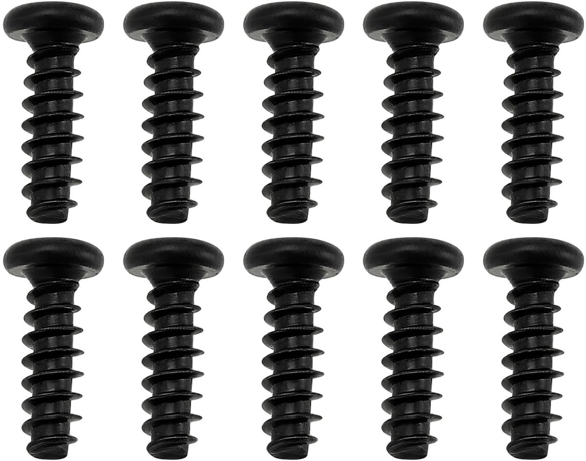 Dailygoods - Dailygoody - M4x12 Tapping Schroeven - Vervangingsschroeven voor TV-standaards - Gelegeerd staal - 10 Stuks - Compatibel met Samsung - Ideaal voor TV-...