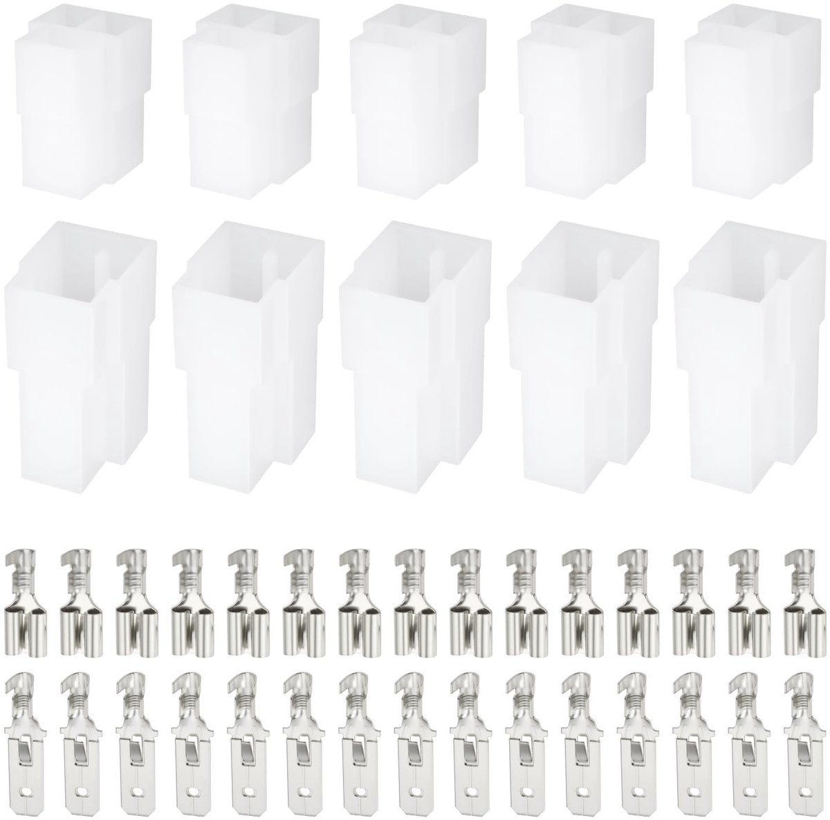 Dailygoods - 5 Sets Motorfiets Elektrische Bedrading Multi-Connectors met 6.3mm Terminals