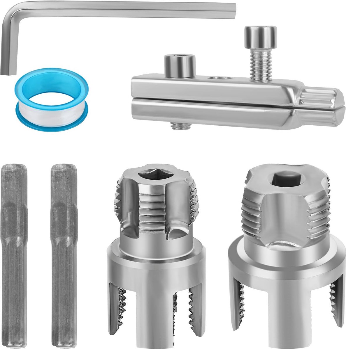 Dailygoods - PVC Buisdraadsnijgereedschapset met Extractor